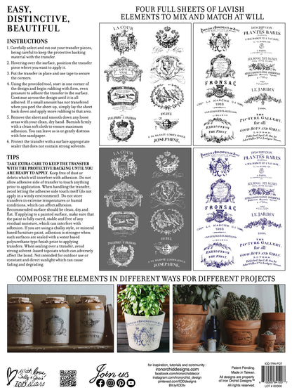 Traditional Pots Decor Transfer™