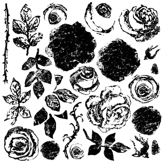 Painterly Roses Decor Stamp™
