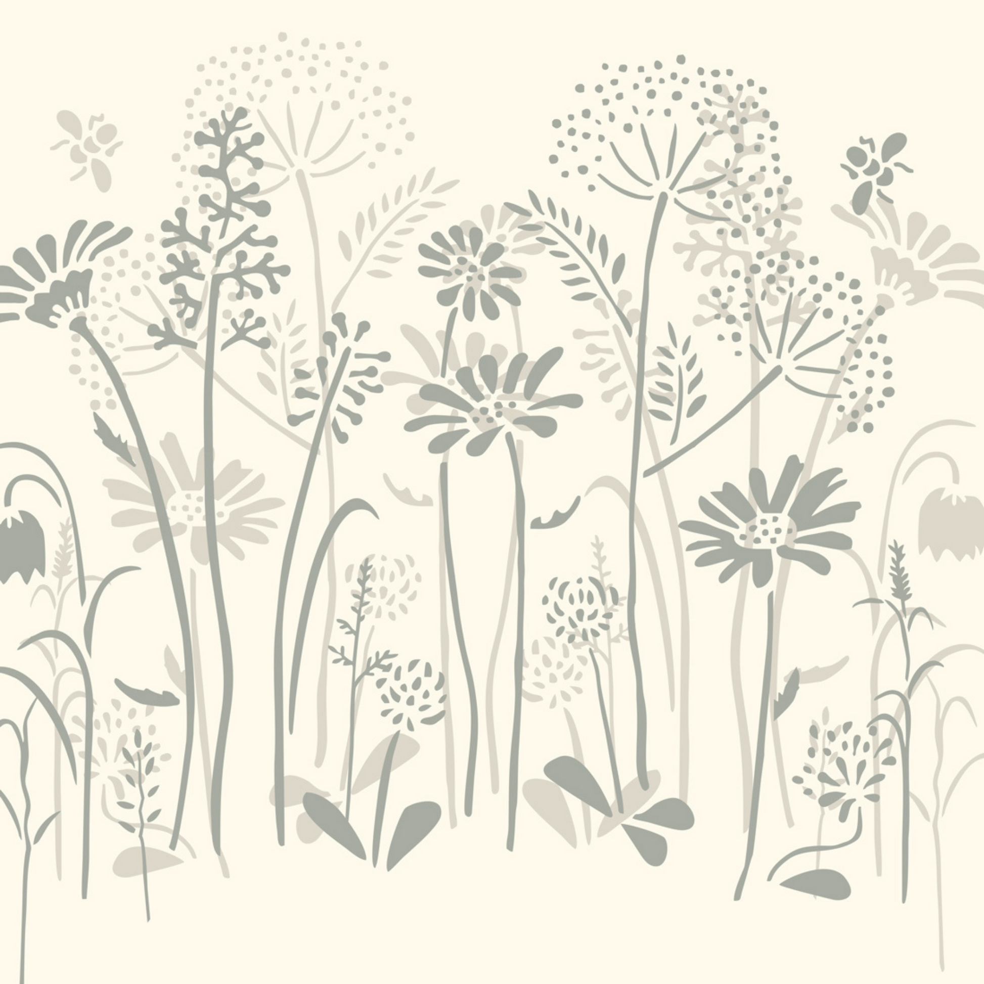 Wildflower Stencils For Painting, Reusable Small Spring Wild