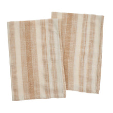  Cabana Stripe Tea Towels - Terracotta