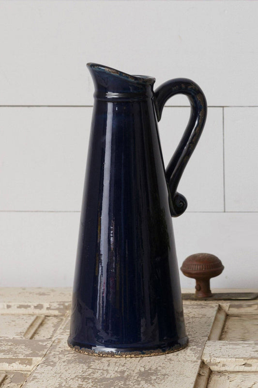 Navy Blue Pitcher